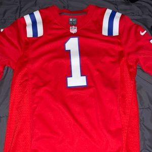 Red throwback Cam Newton Jerry set